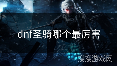 dnf圣骑哪个最厉害