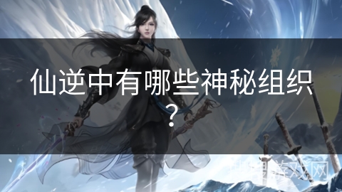 仙逆中有哪些神秘组织？