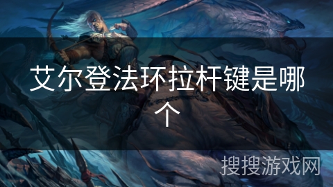 艾尔登法环拉杆键是哪个