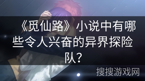 《觅仙路》小说中有哪些令人兴奋的异界探险队？