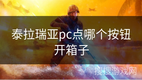 泰拉瑞亚pc点哪个按钮开箱子