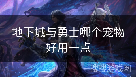 地下城与勇士哪个宠物好用一点