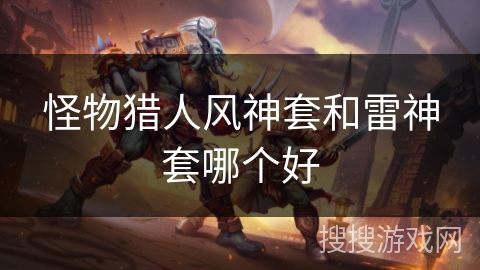 怪物猎人风神套和雷神套哪个好