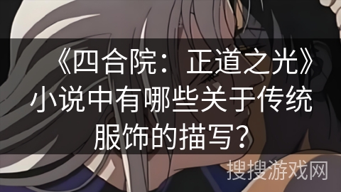 《四合院：正道之光》小说中有哪些关于传统服饰的描写？