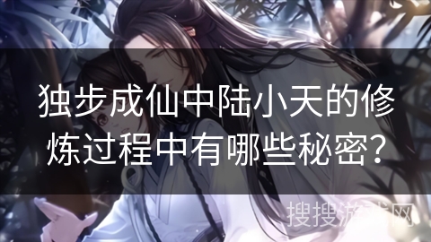 独步成仙中陆小天的修炼过程中有哪些秘密？