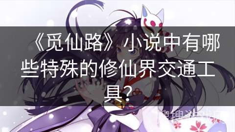 《觅仙路》小说中有哪些特殊的修仙界交通工具？