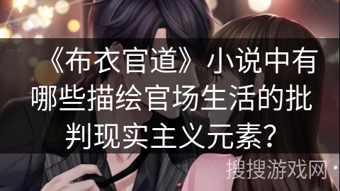 《布衣官道》小说中有哪些描绘官场生活的批判现实主义元素？