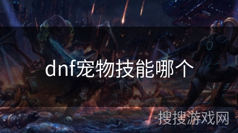 dnf宠物技能哪个