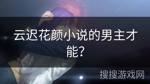 云迟花颜小说的男主才能？
