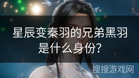 星辰变秦羽的兄弟黑羽是什么身份？