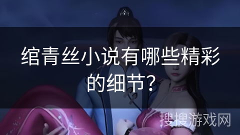 绾青丝小说有哪些精彩的细节？