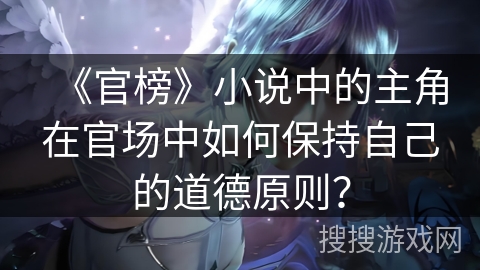 《官榜》小说中的主角在官场中如何保持自己的道德原则？