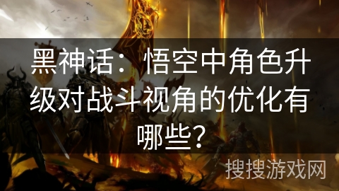 黑神话：悟空中角色升级对战斗视角的优化有哪些？
