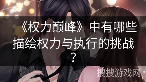 《权力巅峰》中有哪些描绘权力与执行的挑战？