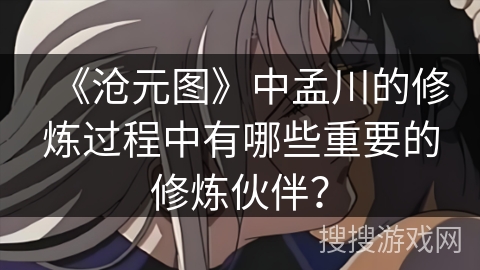 《沧元图》中孟川的修炼过程中有哪些重要的修炼伙伴？