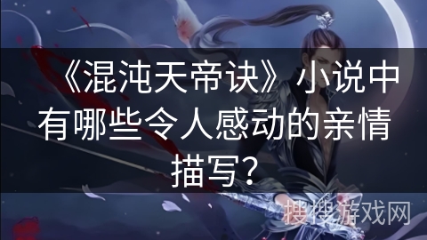《混沌天帝诀》小说中有哪些令人感动的亲情描写？