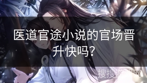 医道官途小说的官场晋升快吗？