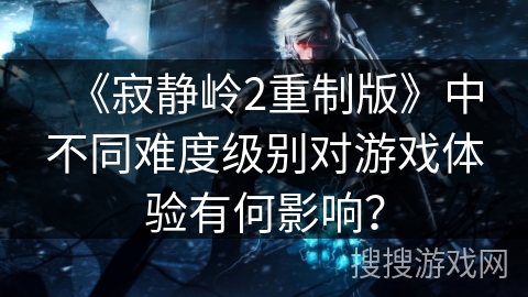 《寂静岭2重制版》中不同难度级别对游戏体验有何影响？