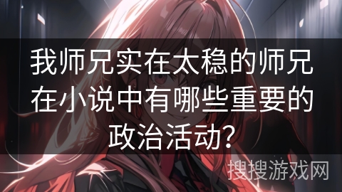 我师兄实在太稳的师兄在小说中有哪些重要的政治活动？