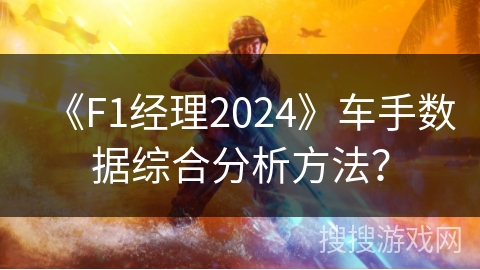 《F1经理2024》车手数据综合分析方法？