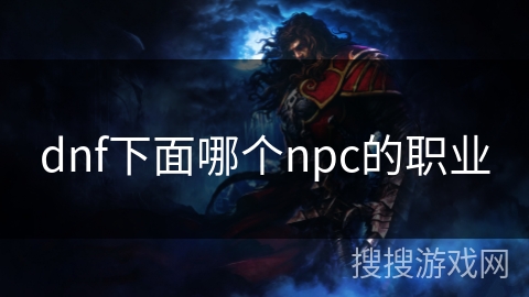 dnf下面哪个npc的职业