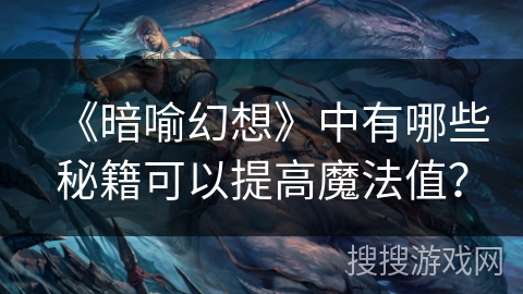 《暗喻幻想》中有哪些秘籍可以提高魔法值？