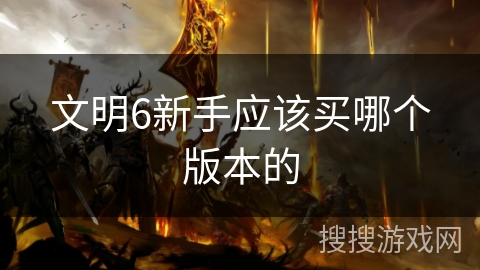 文明6新手应该买哪个版本的