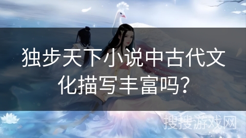 独步天下小说中古代文化描写丰富吗？