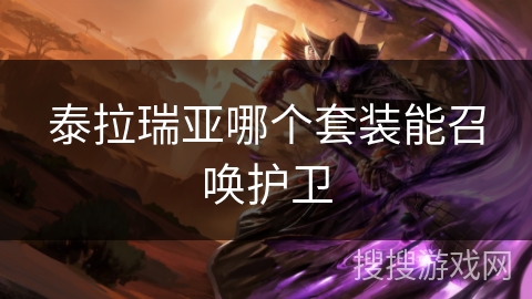 泰拉瑞亚哪个套装能召唤护卫