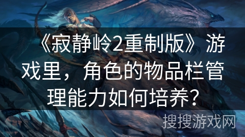 《寂静岭2重制版》游戏里，角色的物品栏管理能力如何培养？