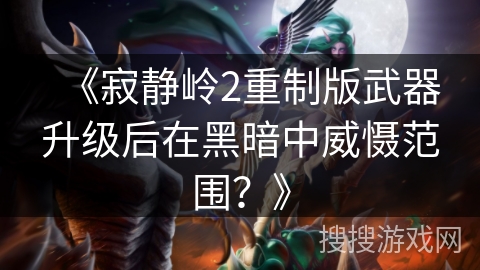 《寂静岭2重制版武器升级后在黑暗中威慑范围？》