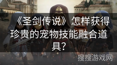 《圣剑传说》怎样获得珍贵的宠物技能融合道具？
