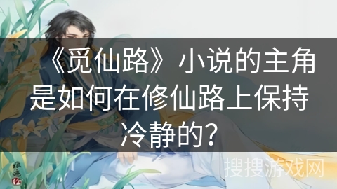 《觅仙路》小说的主角是如何在修仙路上保持冷静的？