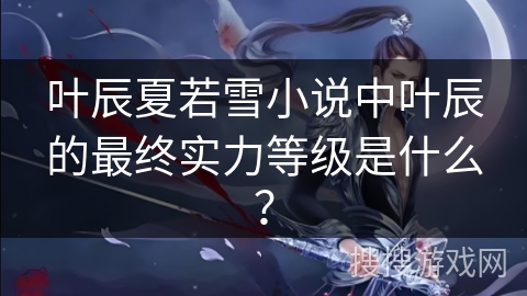叶辰夏若雪小说中叶辰的最终实力等级是什么？