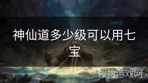 神仙道多少级可以用七宝