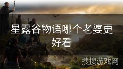 星露谷物语哪个老婆更好看