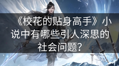 《校花的贴身高手》小说中有哪些引人深思的社会问题?