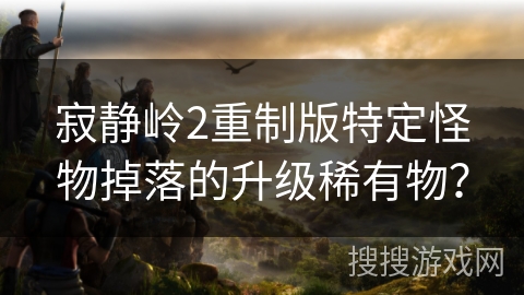 寂静岭2重制版特定怪物掉落的升级稀有物？