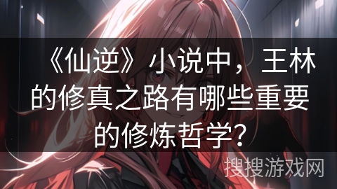 《仙逆》小说中，王林的修真之路有哪些重要的修炼哲学？