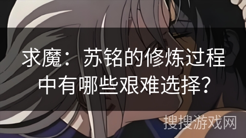 求魔：苏铭的修炼过程中有哪些艰难选择？