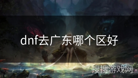 dnf去广东哪个区好