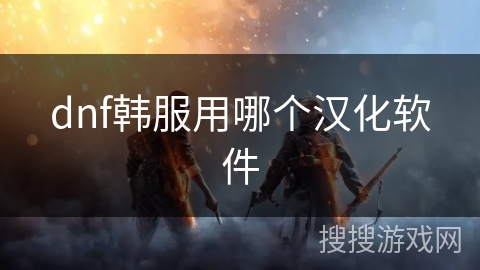 dnf韩服用哪个汉化软件