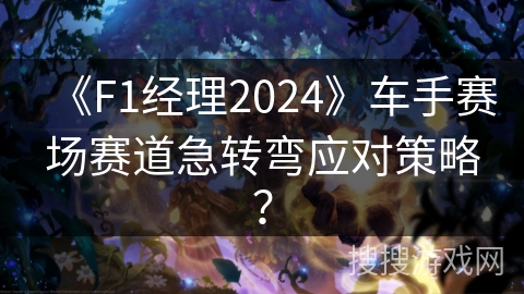 《F1经理2024》车手赛场赛道急转弯应对策略？