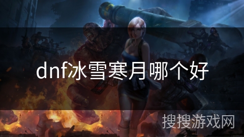 dnf冰雪寒月哪个好
