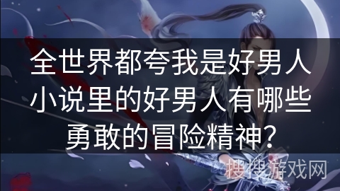 全世界都夸我是好男人小说里的好男人有哪些勇敢的冒险精神？