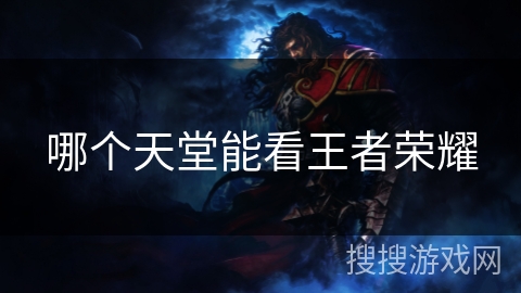 哪个天堂能看王者荣耀 哪个天堂能看王者荣耀