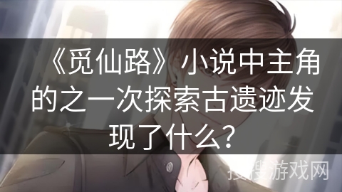 《觅仙路》小说中主角的之一次探索古遗迹发现了什么？