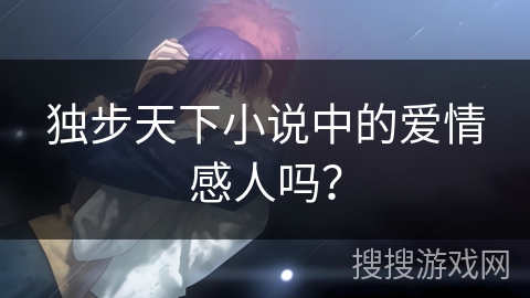 独步天下小说中的爱情感人吗？