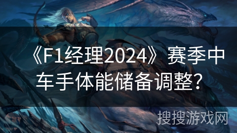 《F1经理2024》赛季中车手体能储备调整？