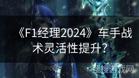 《F1经理2024》车手战术灵活性提升？